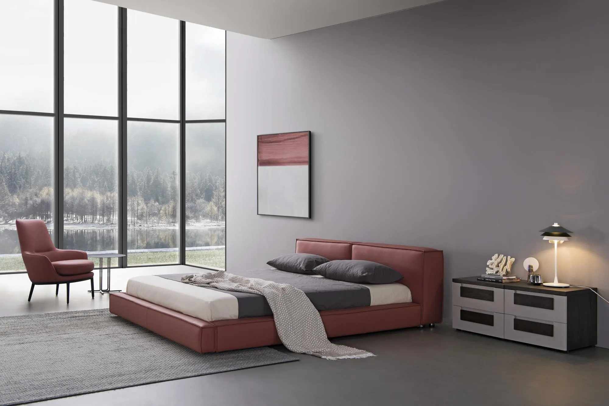 Reva King Size Bed